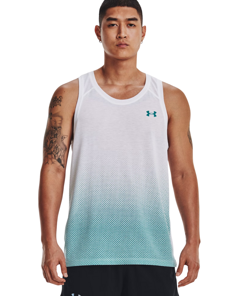 Men's Streaker Wind Singlet :White