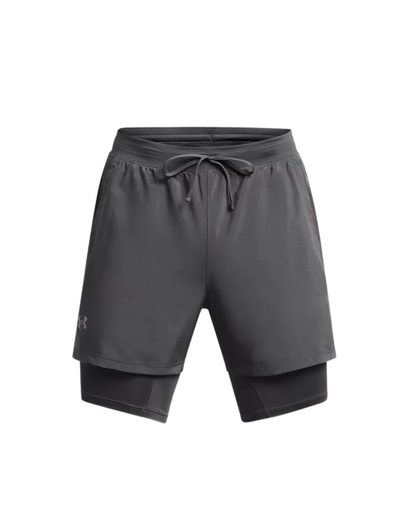 Men's Launch 5'' 2-In-1 Shorts :Grey