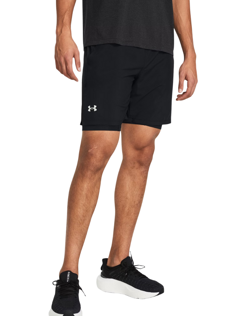Men's Launch 7'' 2-In-1 Shorts :Black