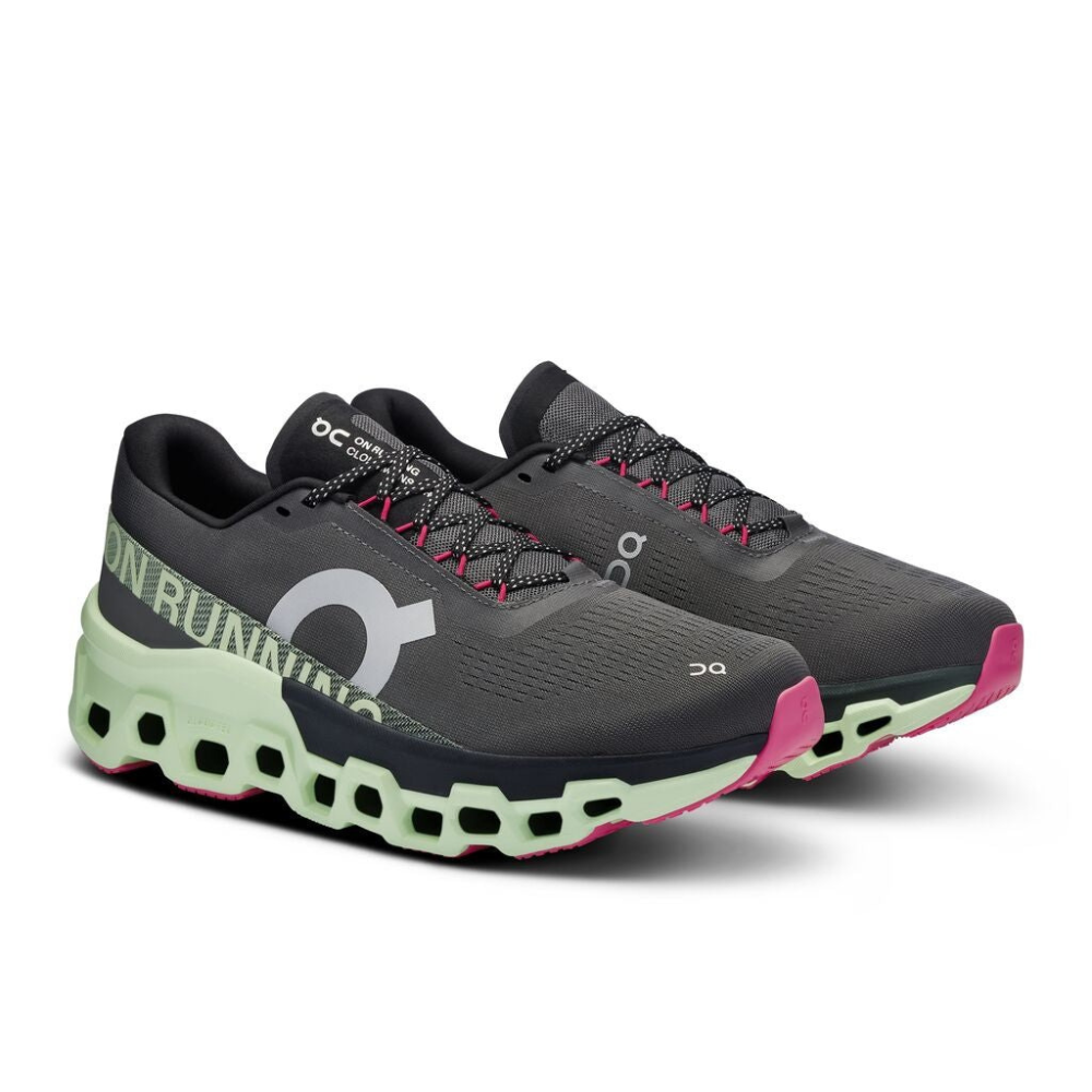 Men's On Cloudmonster 2 Running Shoes Asphalt Lima iRUN Singapore