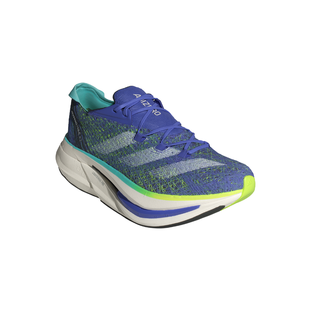 Men's Adidas Adizero Prime X 2 Strung Racing Shoes :Cobalt Blue – iRUN ...