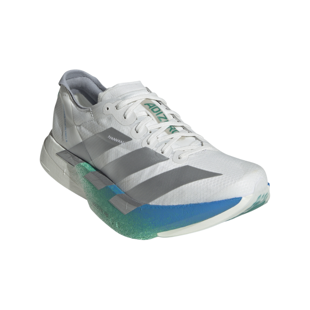 Women's Adidas Adizero Adios Pro 4 :CRYWHT/MSILVE/GLRGRN – iRUN Singapore