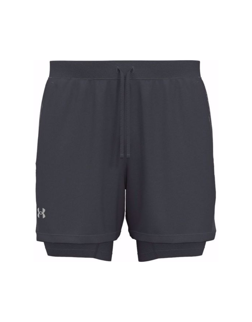 Men's Launch 5'' 2-In-1 Shorts :Dark Grey