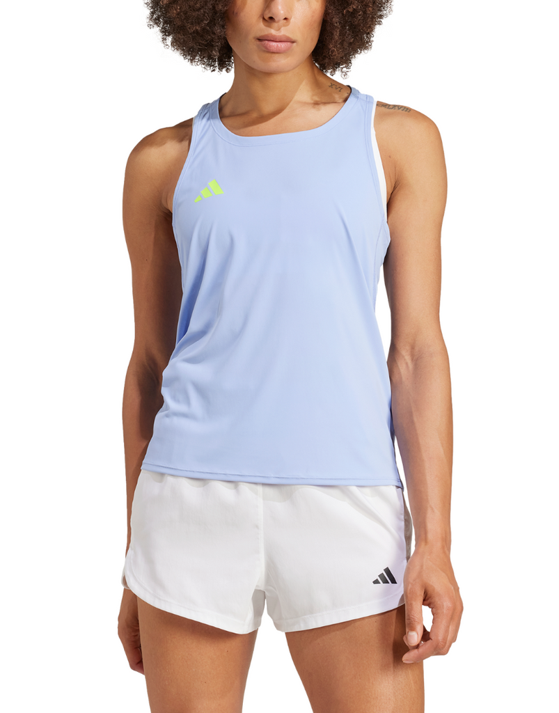 Women's Adizero Essentials Running Tank Top :Blue Spark