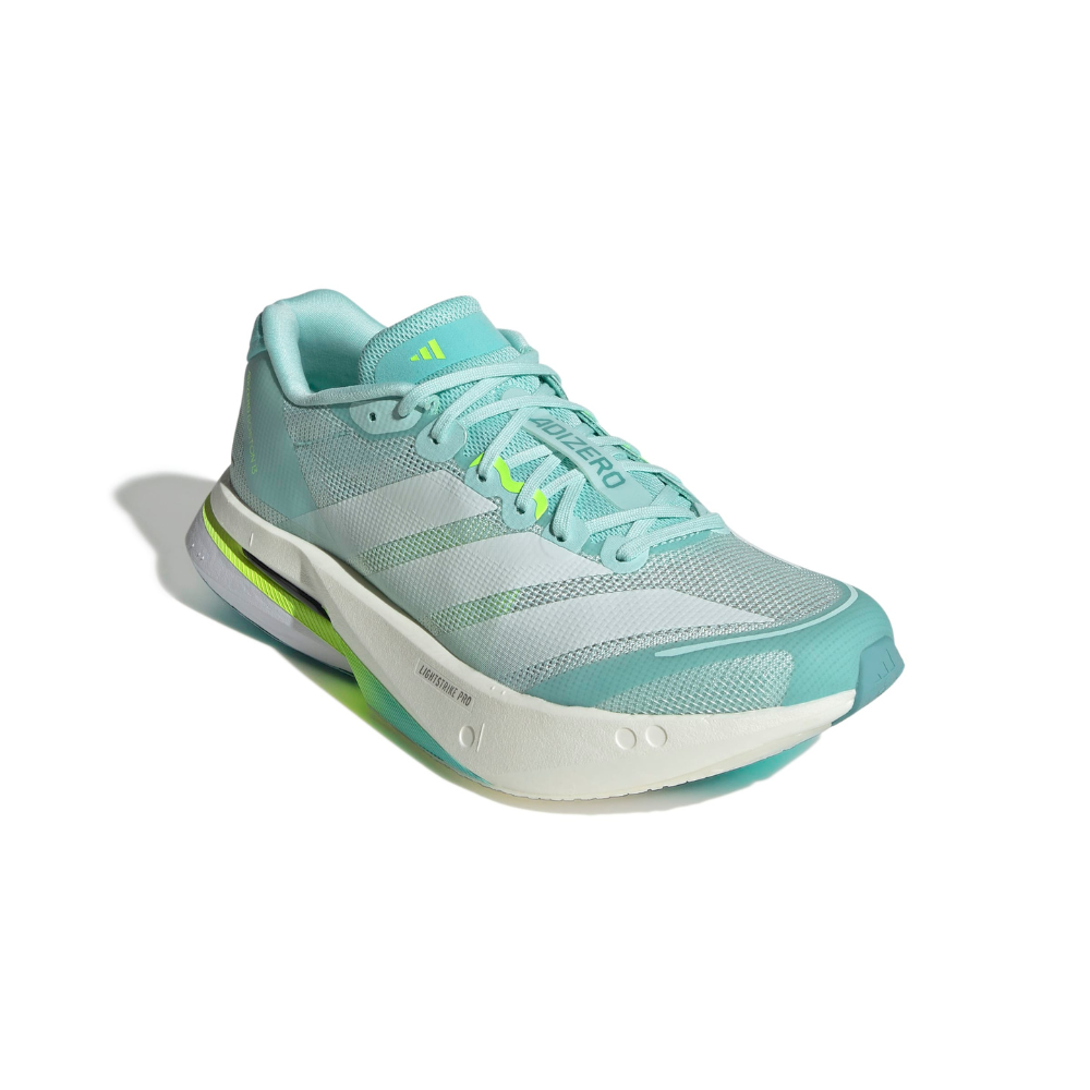 Women's Adidas Adizero Boston 13 Running Shoes :Semi Flash Aqua