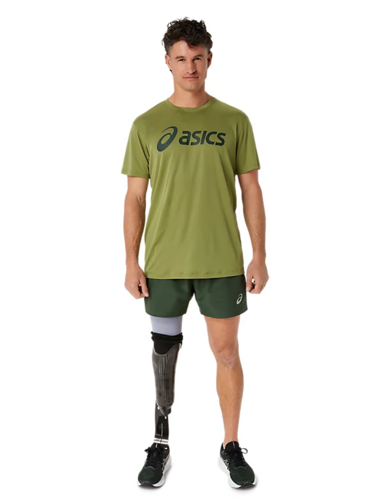 Men's Silver Asics Top :Cactus | Rain Forest – iRUN Singapore