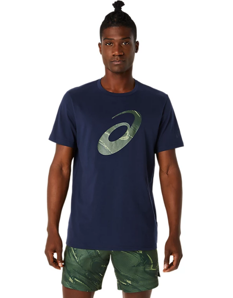 Men's Seasonal Graphic Tee :Navy Blue
