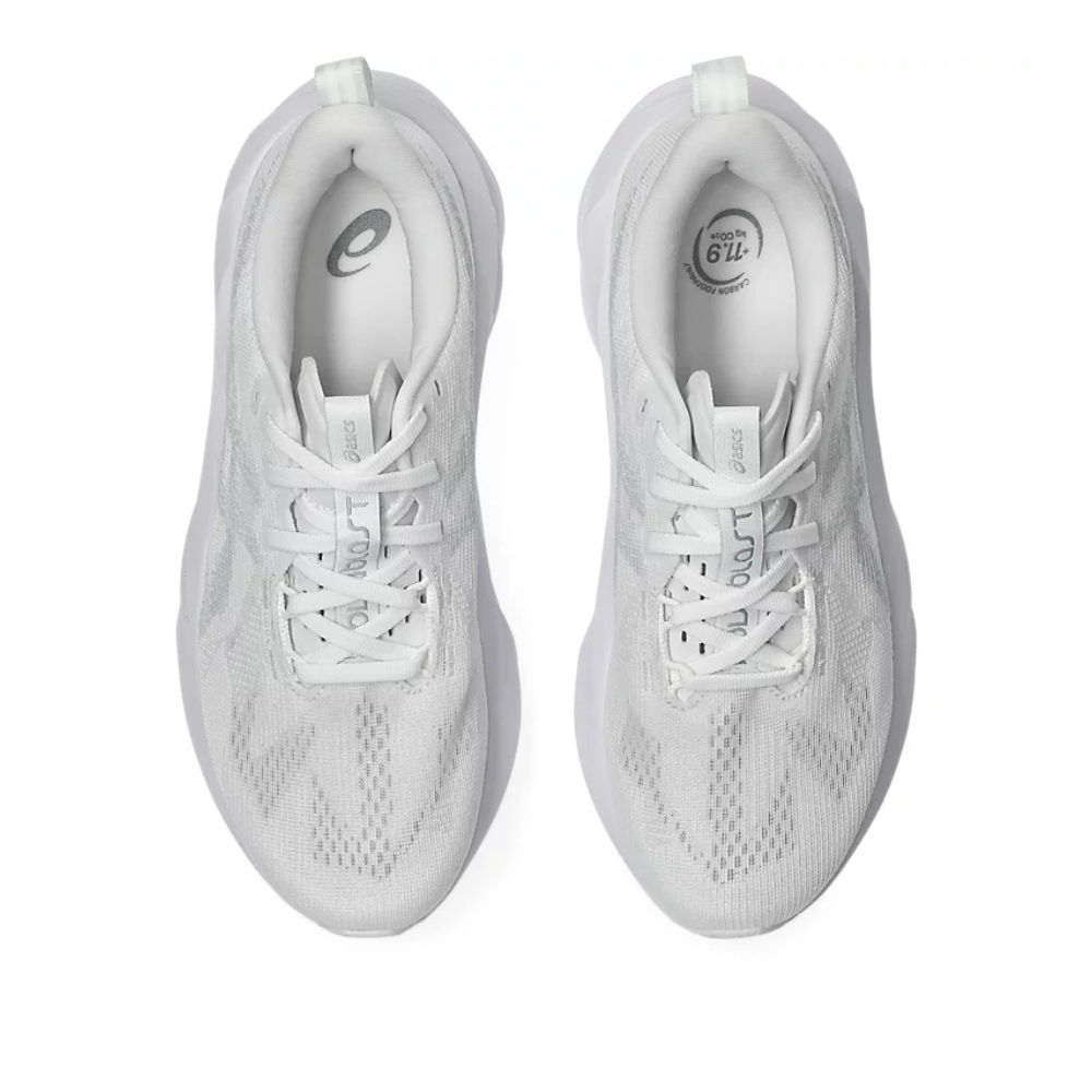 Women's Asics Novablast 5 Running Shoes :White | Piedmont Grey