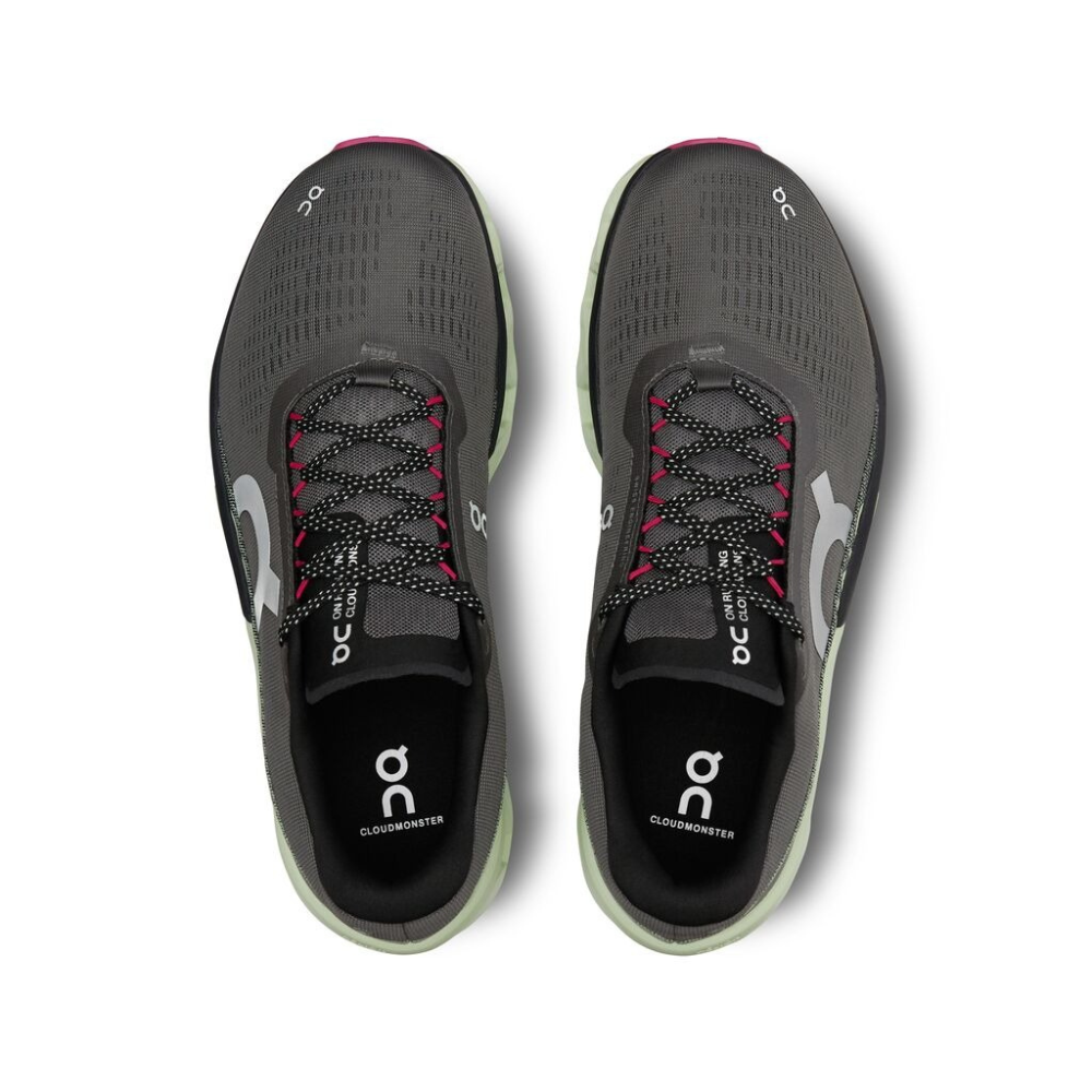 Men's On Cloudmonster 2 Running Shoes Asphalt Lima iRUN Singapore