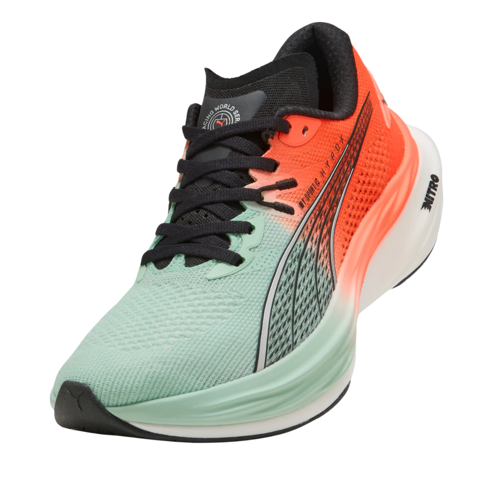 Women's PUMA x HYROX Deviate Nitro 3 Running Shoes :Mint Melt