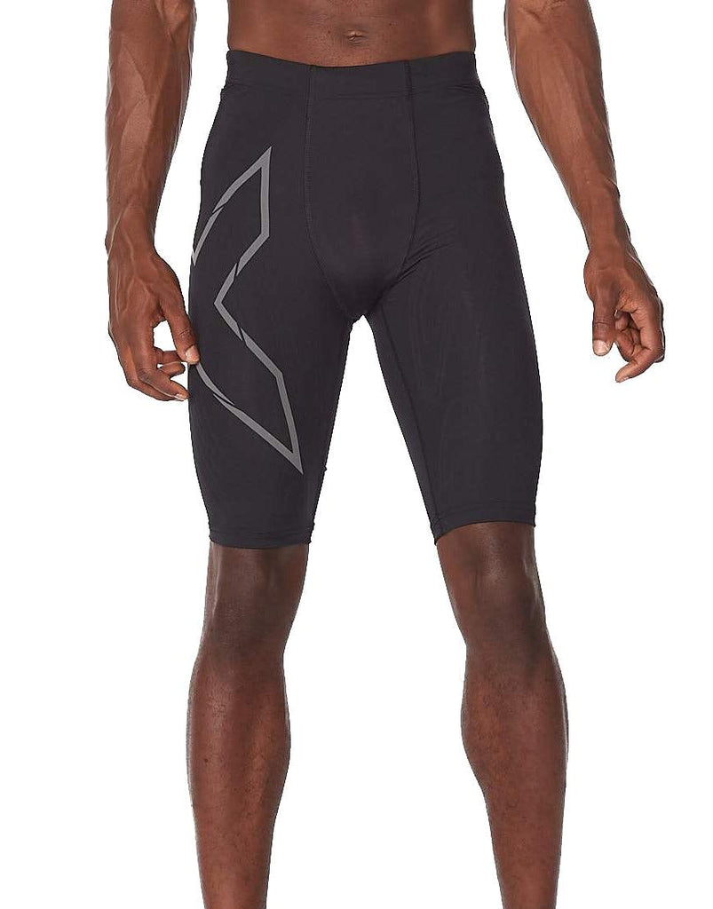 2XU Men's 2XU Light Speed Compression Shorts :Black | Black Reflective - iRUN Singapore