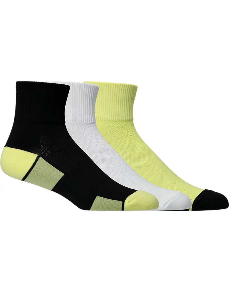 Running Quarter 3p Socks :Multi Colour