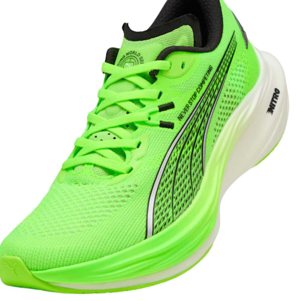 Men's PUMA x HYROX Deviate Nitro 3 :Green Glare – iRUN Singapore