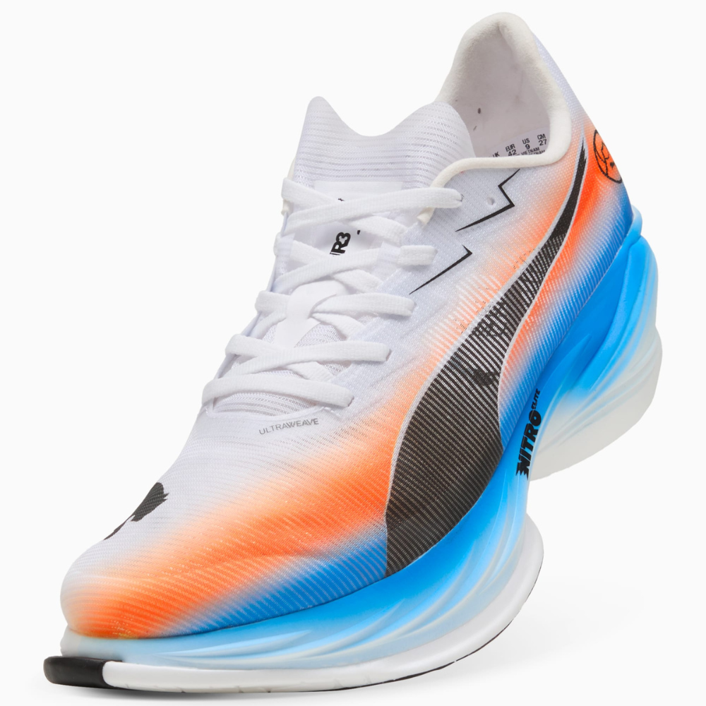 Men's Puma FAST-R Nitro Elite 3 Ekiden :PUMA White | Heat Fire