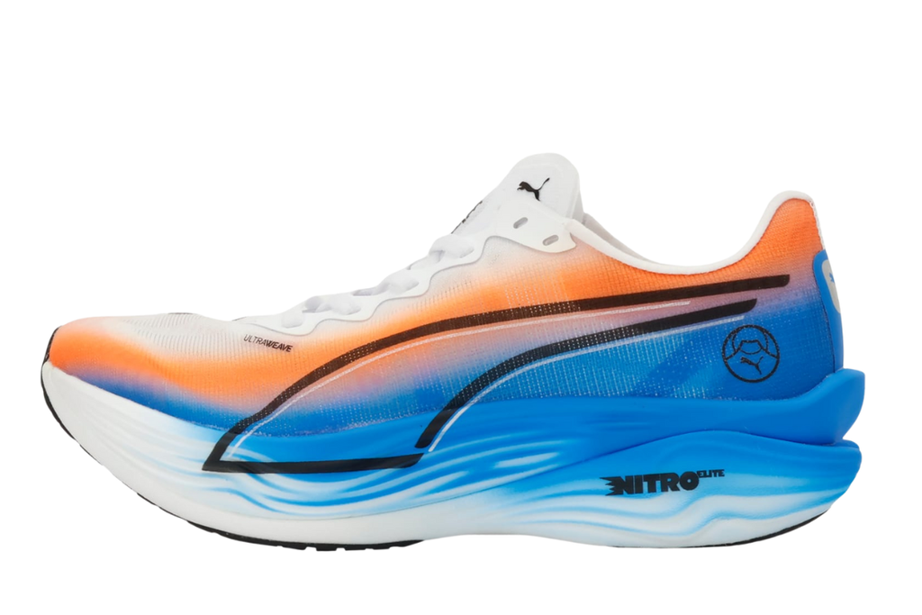 Deviate Nitro Elite 3 Ekiden Women's :PUMA White | Heat Fire