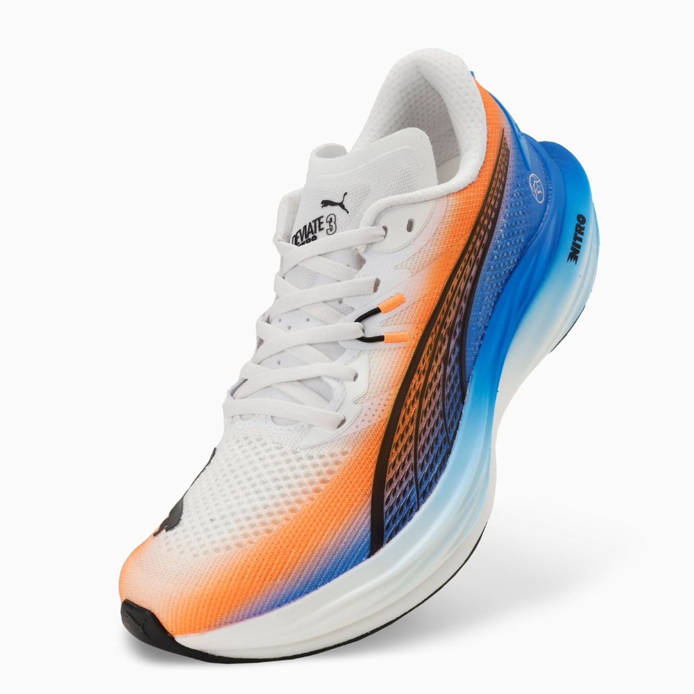 Men's Puma Deviate Nitro 3 Ekiden :PUMA White | Heat Fire – iRUN