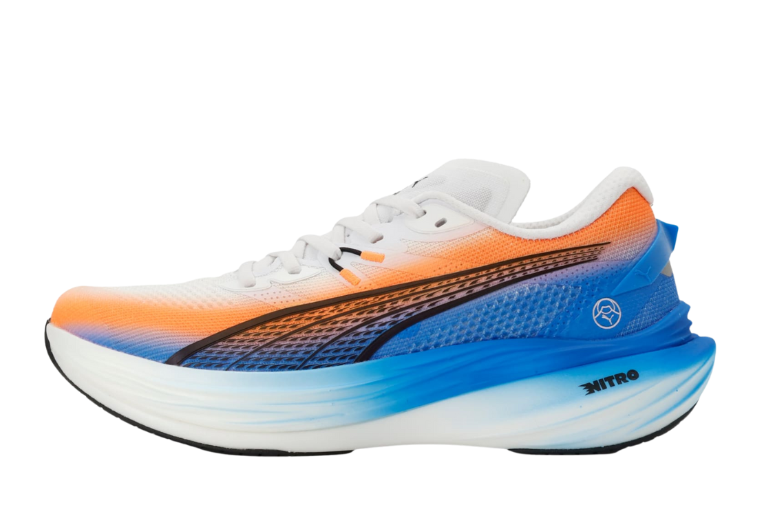 Men's Puma Deviate Nitro 3 Ekiden :PUMA White | Heat Fire – iRUN