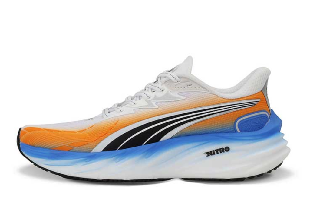 Velocity Nitro 4 Ekiden Women's :PUMA White | Heat Fire