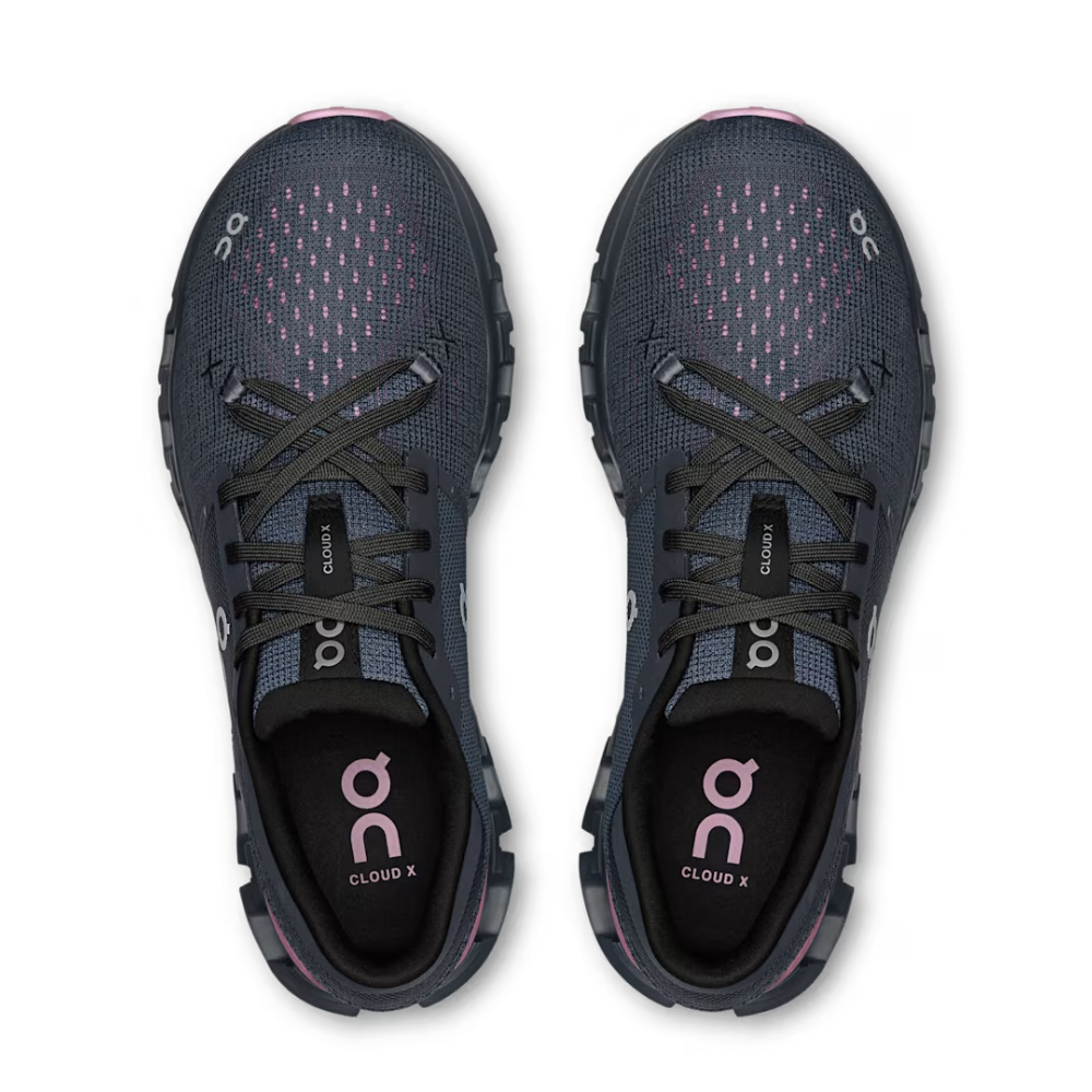 Women's ON Cloud X 4 Shoe :Navy | Sakura – iRUN Singapore