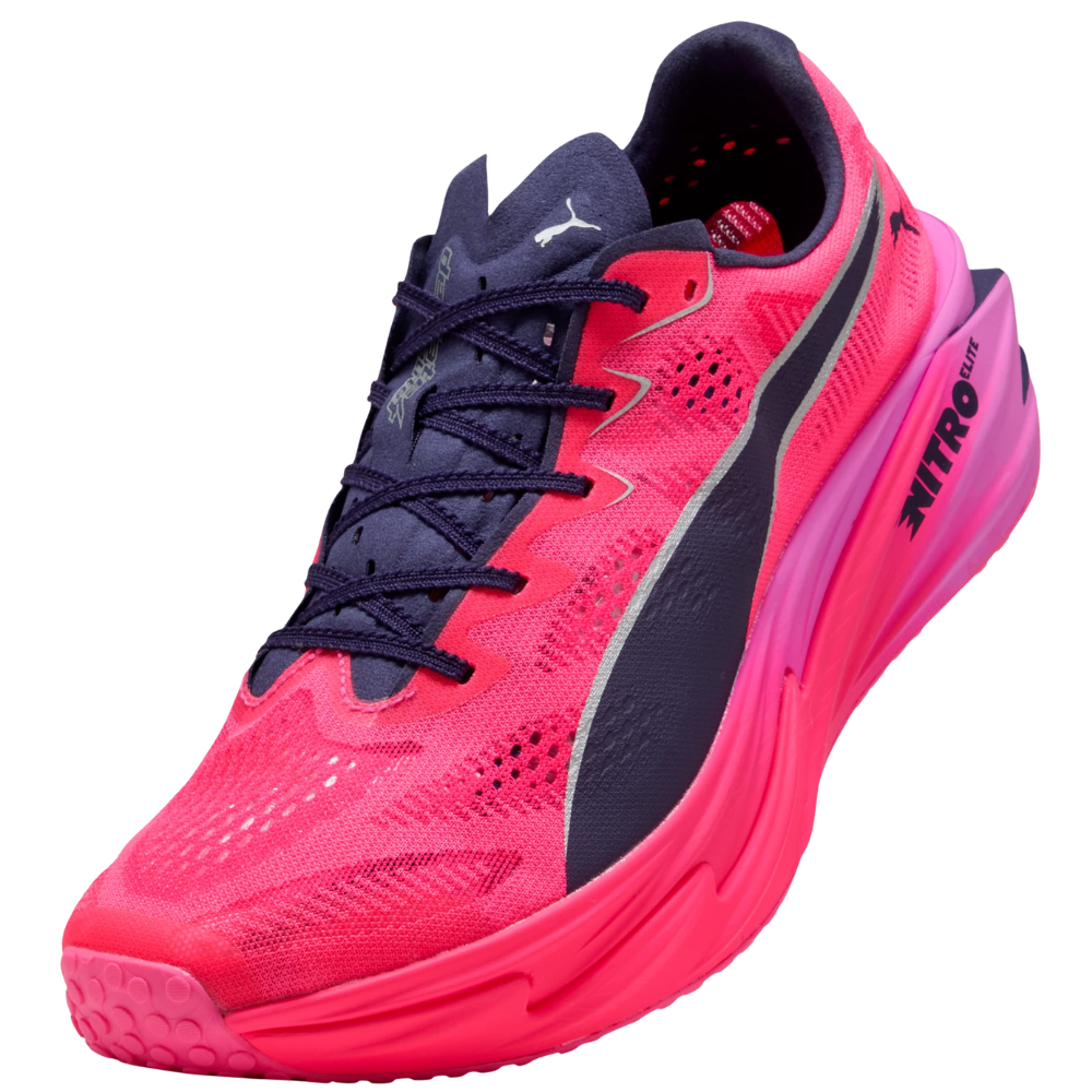 その他 Puma DEVIATE NITRO ELITE 4 Men's Deviate NITRO Elite 4 HYROX Running Shoes :Pure Pink | Deep
