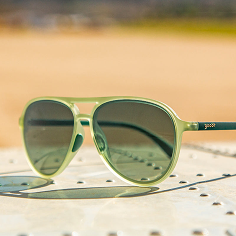 Goodr Buzzed On The Tower :MG Aviator Running Sunglasses