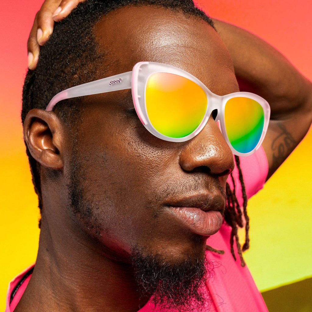 Goodr Rainbow Runway Ready :GG Glam Sunglasses