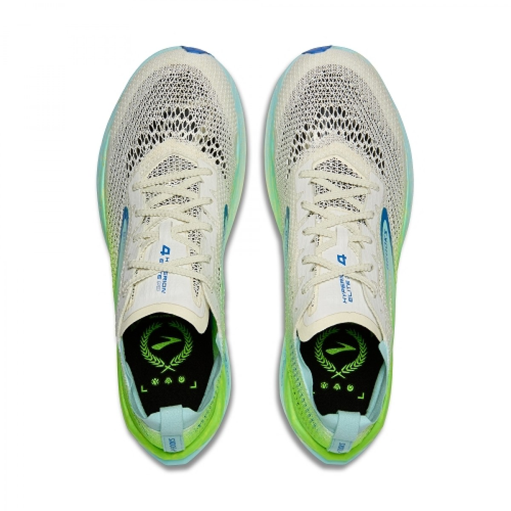 Unisex Brooks Hyperion Elite 4 PB Running Shoes :Blue Wash | Green