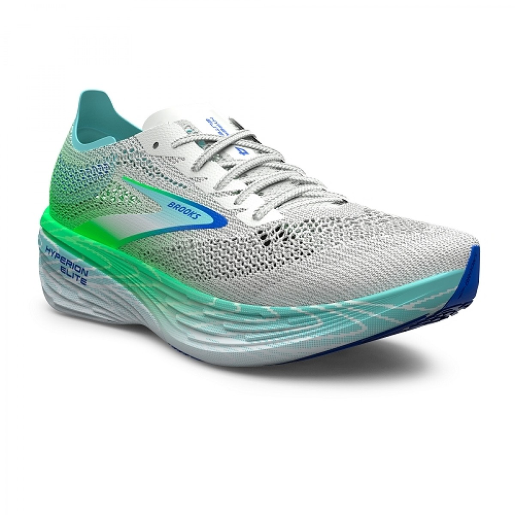 Unisex Brooks Hyperion Elite 4 PB Running Shoes :Blue Wash | Green