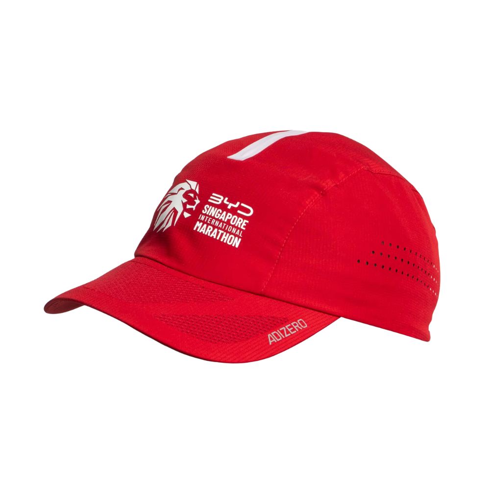 Singapore Marathon Running Cap Unisex :Team Victory Red