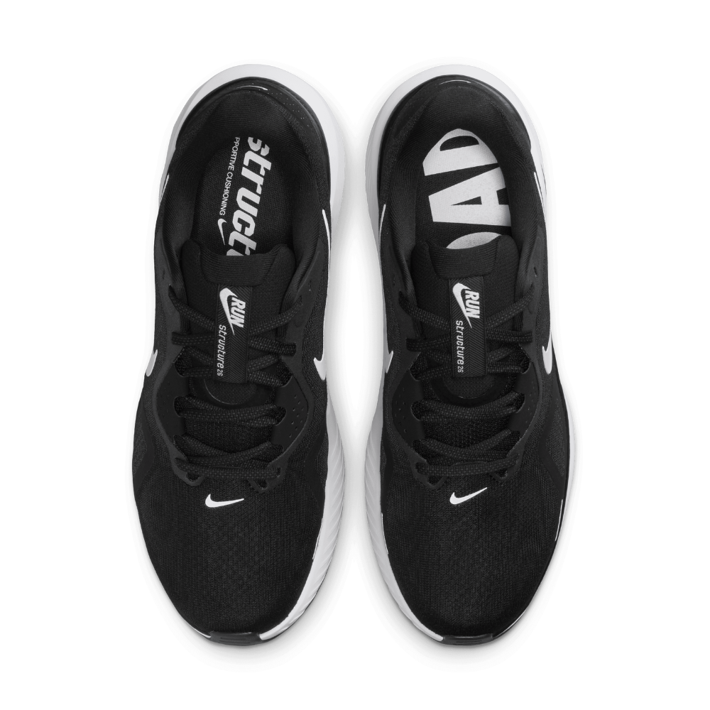 Men's Nike Structure 26 (Wide) Running Shoes :Black | Wolf Grey