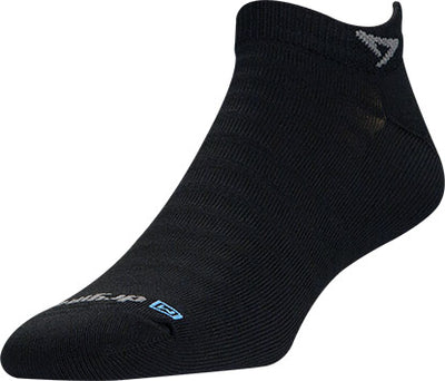 Drymax Hyper Thin Running Mini Crew Socks :Black