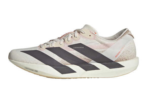 uyu Adizero Adios 9 Men's: Core White – iRUN Singapore