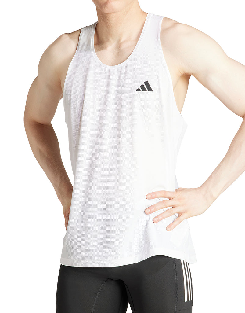 Men's Own The Run Tank Top :White