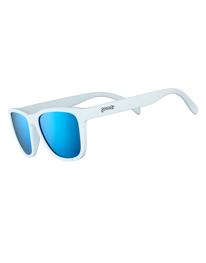Goodr Iced by Yetis Running Sunglasses : White