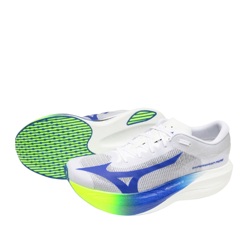 Men's Mizuno Hyperwarp Pure Running Shoe :White | Blue – iRUN