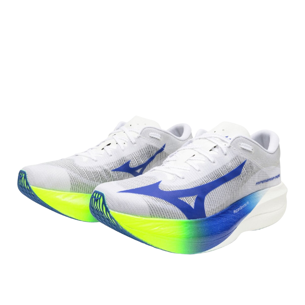 Men's Mizuno Hyperwarp Pure Running Shoe :White | Blue – iRUN