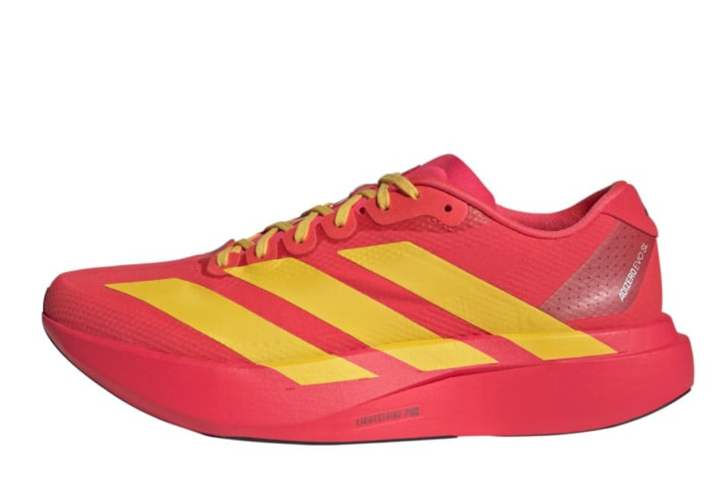Adizero Evo SL Woven Men's :Lucid Red | Bold Gold