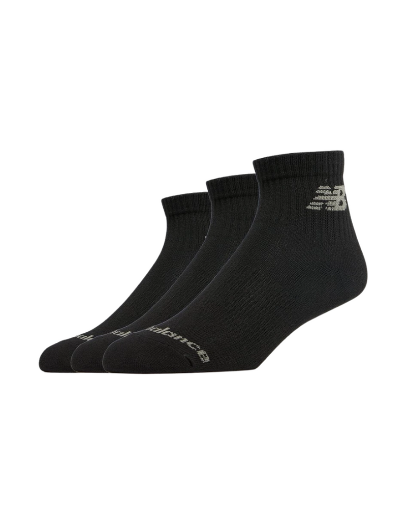 Crew Mid Socks 3 Pack :Black