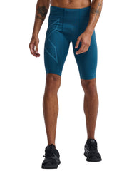 Men's 2XU Light Speed Compression Shorts :Majol I Reflective