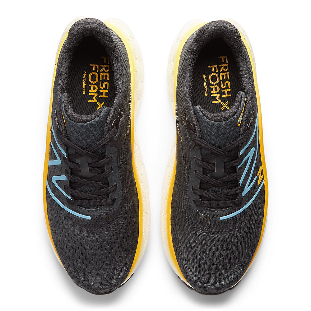 Fresh Foam X More v4 (D) Men's :Black Coastal Blue – iRUN Singapore
