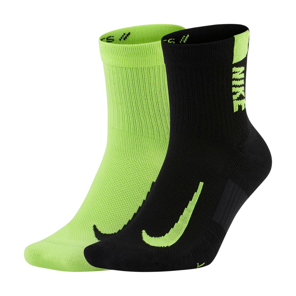 Nike Multiplier Running Ankle Socks (2 Pack | 3 Colours)