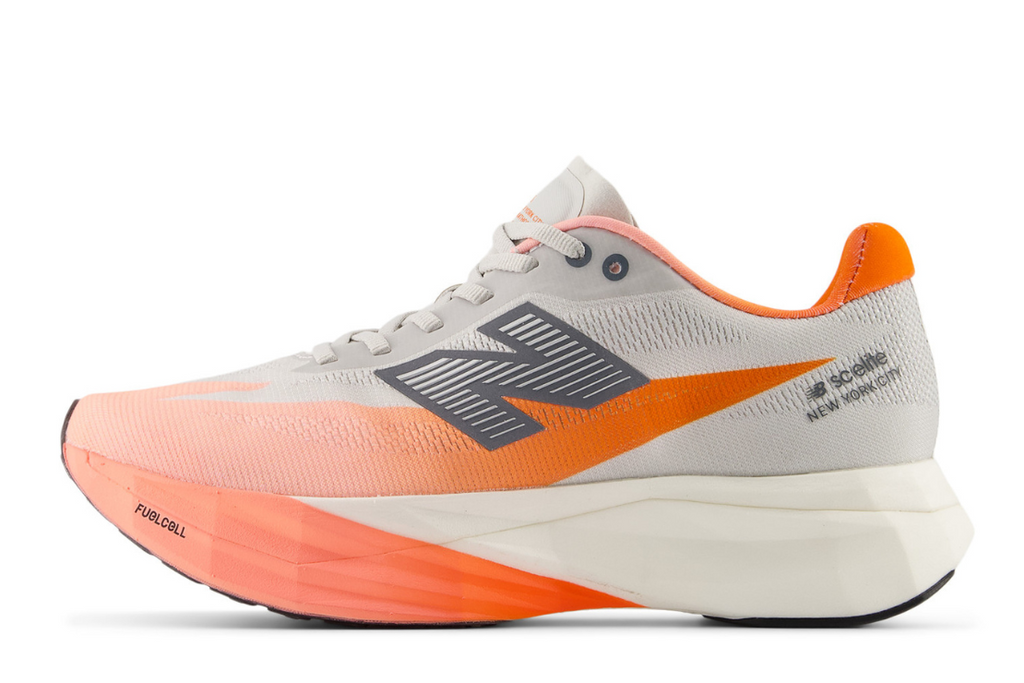 TCS NYC Marathon FuelCell SuperComp Elite v5 (D) Men's :Grapefruit | Grey Matter