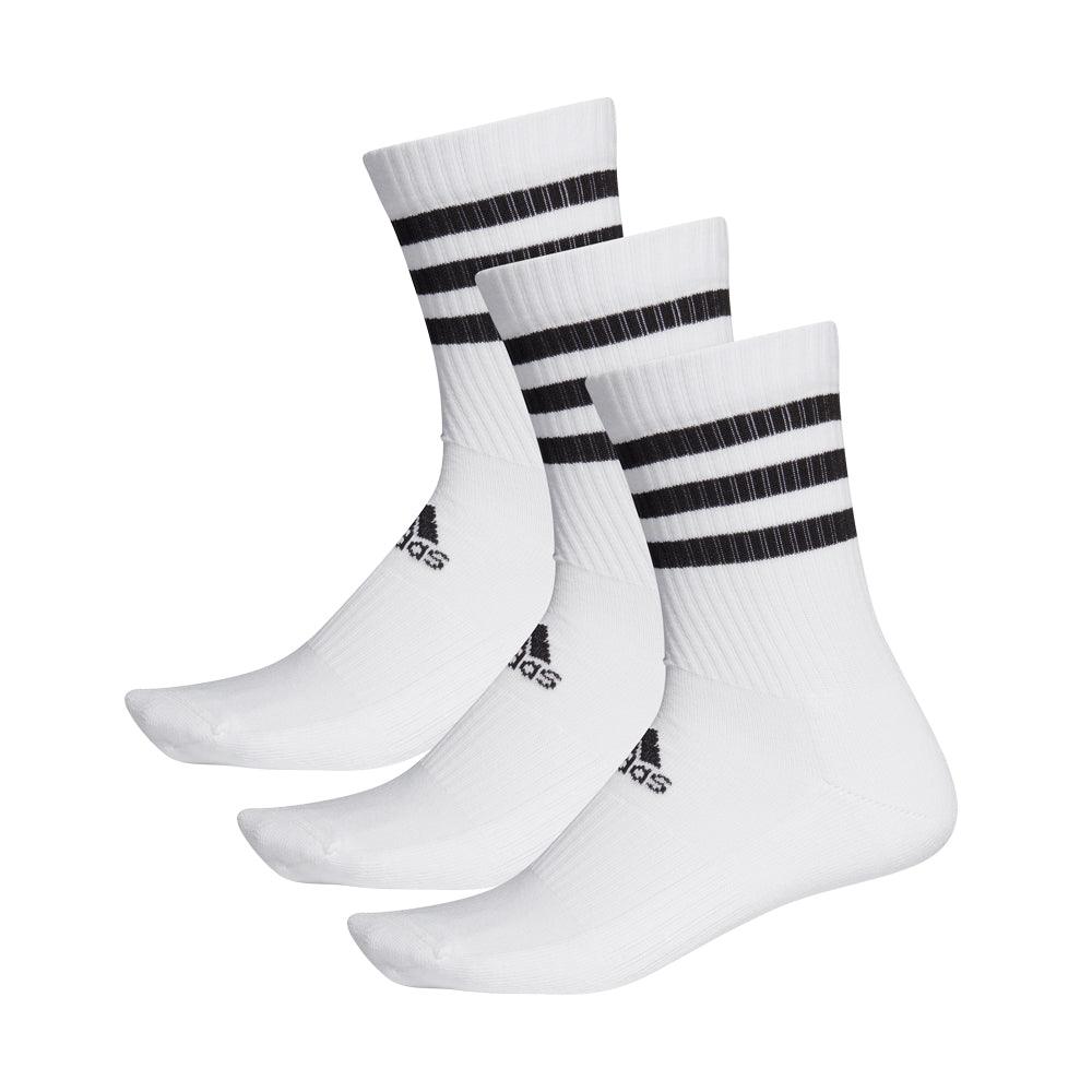 Adidas Adidas 3 Stripes Cushioned Crew Socks (3 Pack | 2 Colours) - iRUN Singapore