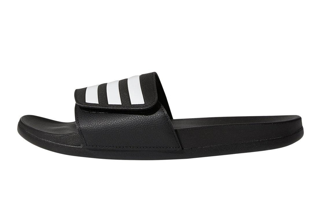 Adidas Adilette Comfort Adjustable Bandage Slides :Core Black - iRUN Singapore