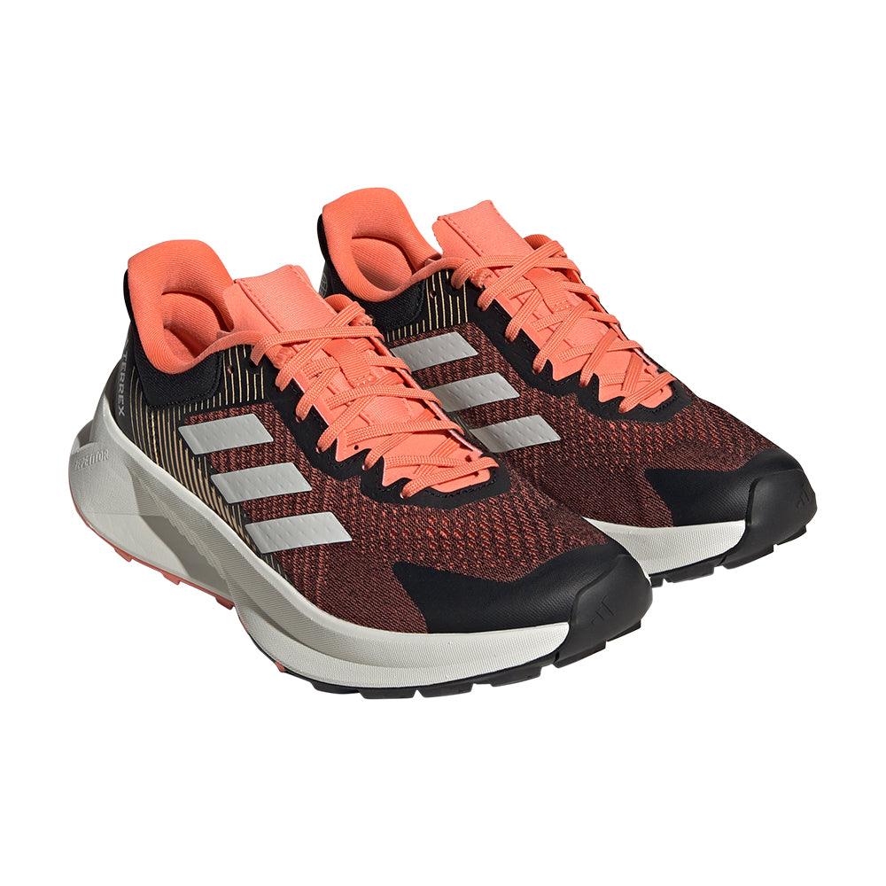 Women's Adidas Terrex Soulstride Trail Shoes :Core Black | Impact Orange   iRUN Singapore