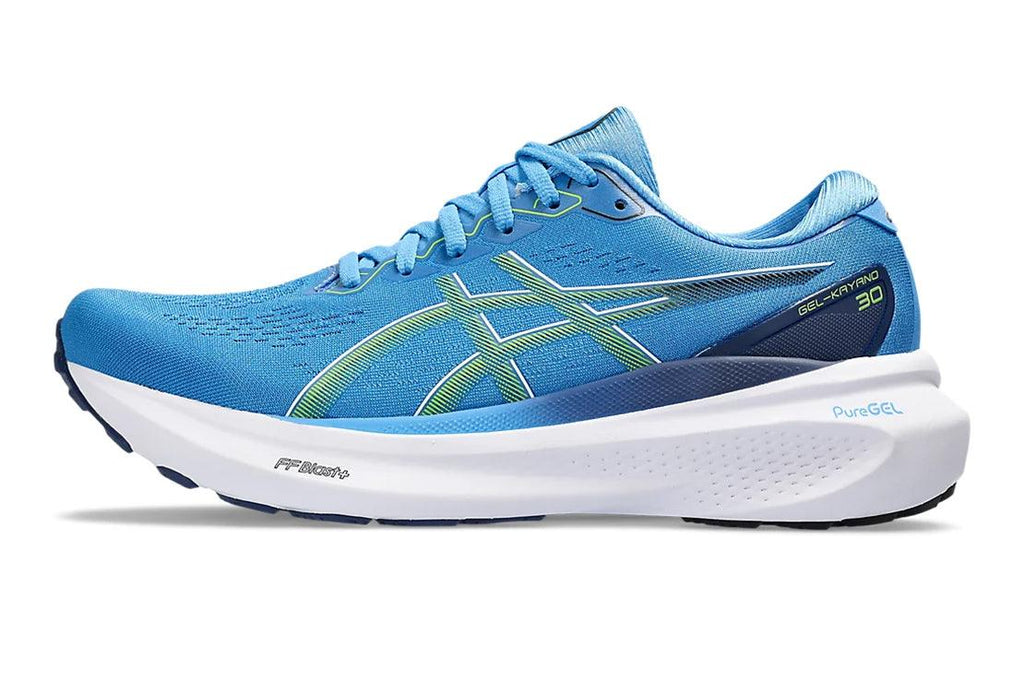 Asics Gel-Kayano 30 Men's (Wide) :Waterscape | Electric Lime - iRUN Singapore