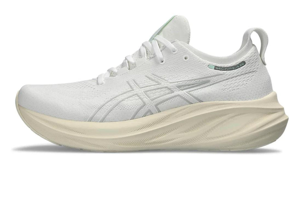 Asics Gel-Nimbus 26 Women's :White - iRUN Singapore