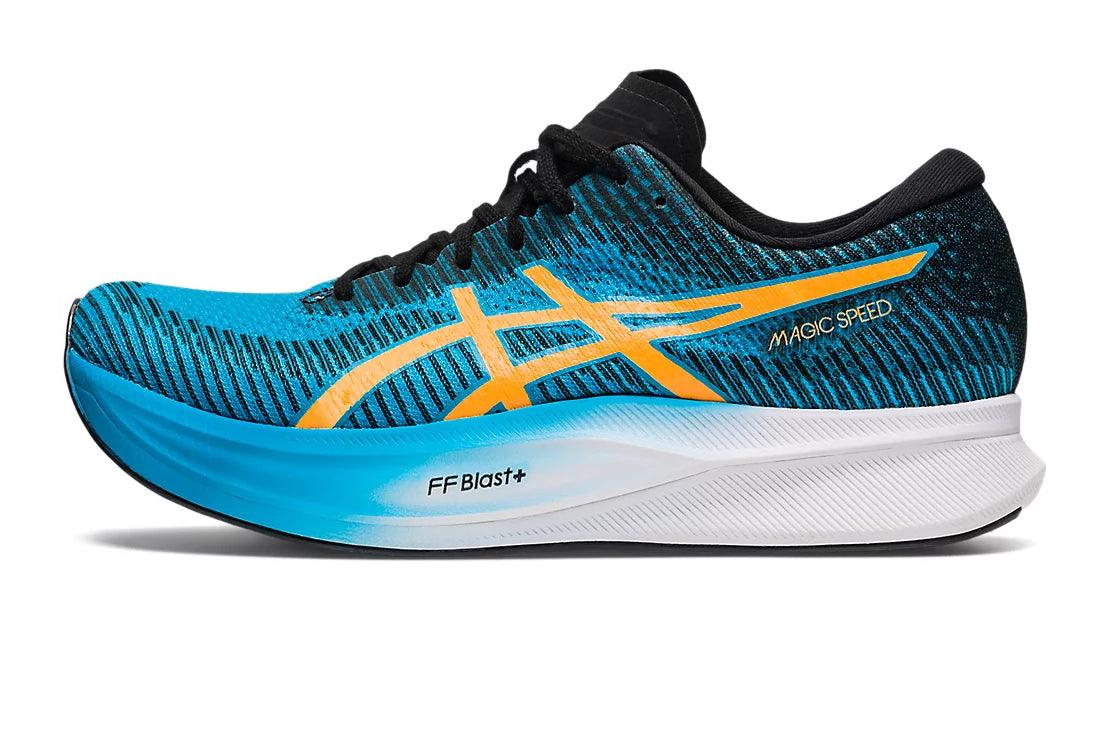 Men's Asics Magic Speed 2 Shoes :Island Blue | Orange Pop – iRUN Singapore