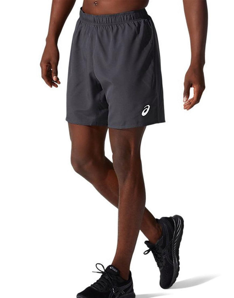 Asics Men's Silver 7in Shorts :Graphite Grey