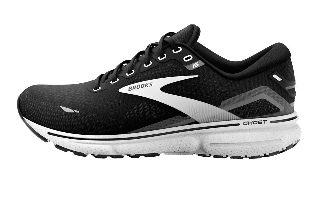 Men's Brooks Ghost 15 Running Shoes :Black | Blackened Pearl – iRUN ...